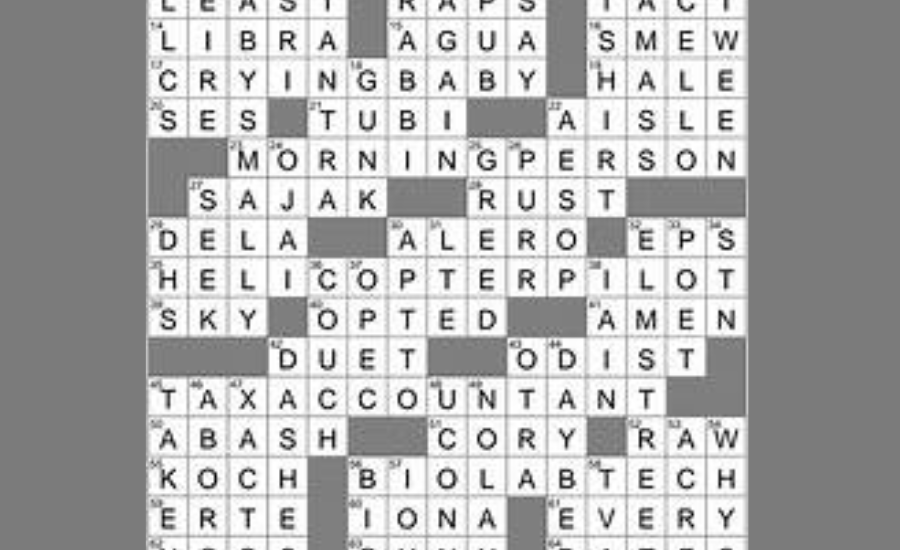 sinister gaze crossword clue