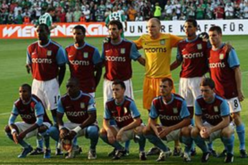 aston villa 2008/09 - most matches