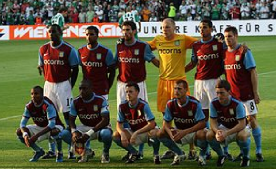 aston villa 2008/09 - most matches